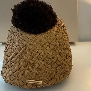 Burberry | Accessories | Burberry Straw Raffia Hat With Pom  display picture 2